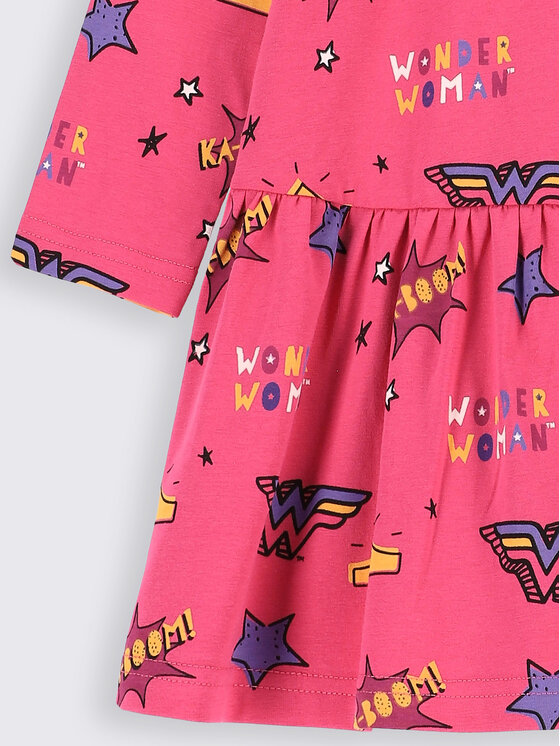 Coccodrillo Coccodrillo Kasdieninė suknelė WONDER WOMAN ZC2129101LIG Rožinė Regular Fit