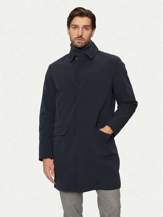 Sisley Sisley Trench 2X3RSN03G Albastru Regular Fit