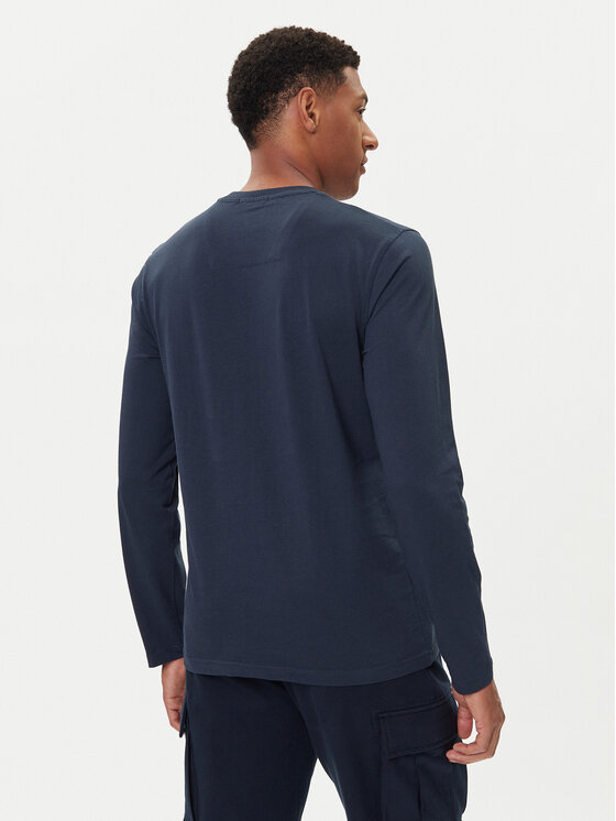 Aeronautica Militare Aeronautica Militare Longsleeve 252TS2477UJ00641 Bleumarin Regular Fit