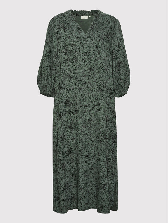 Kaffe Kaffe Kleid für den Alltag Connor 10506640 Grün Relaxed Fit