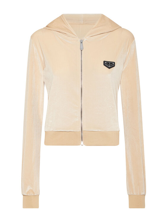 PHILIPP PLEIN PHILIPP PLEIN Bluza 9549 Beżowy Regular Fit