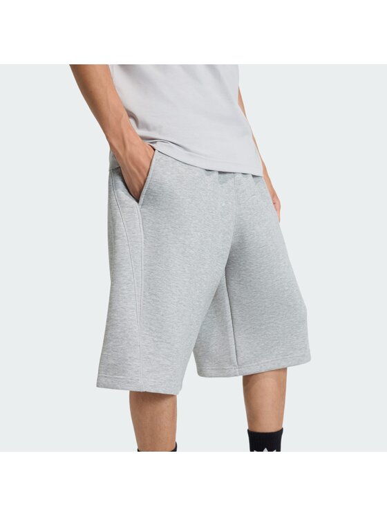 adidas adidas Szorty materiałowe 159228 Szary Regular Fit