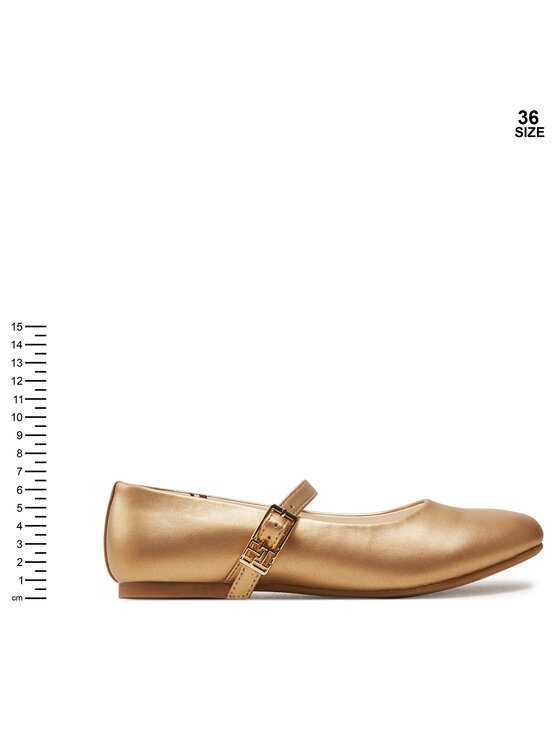 Tommy Hilfiger Tommy Hilfiger Ballerine Ballerina T3A3-33555-1372 S Oro