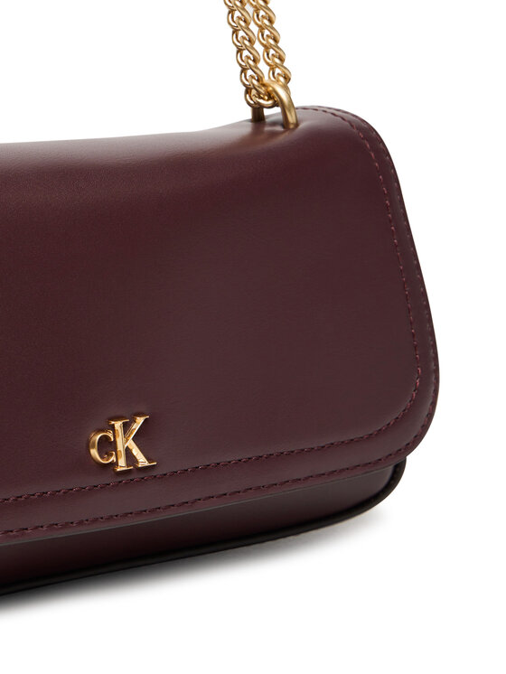 Calvin Klein Calvin Klein Handtasche Ck Convertible Chain Small Bag LV04F3172G Dunkelrot
