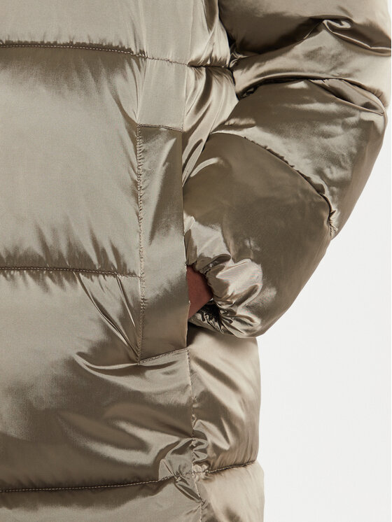 Calvin Klein Jeans Calvin Klein Jeans Winterjacke Shiny Monologo J20J224617 Grau Regular Fit