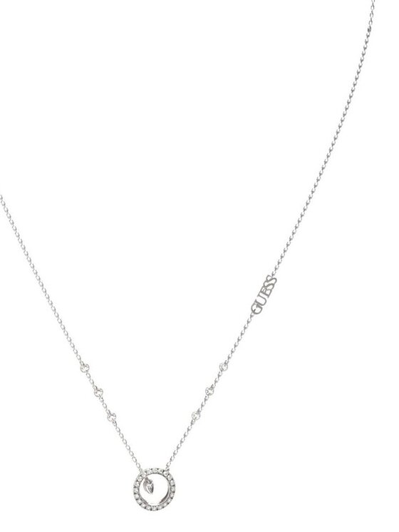 Guess Guess Naszyjnik JUBN04657JW Srebrny