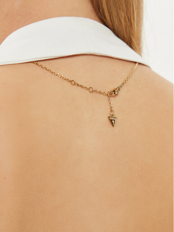 Guess Guess Naszyjnik JUBN04 580JW Złoty