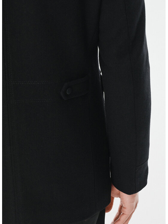 Pako Lorente Pako Lorente Płaszcz P24WF-7X-007 Czarny Classic Fit