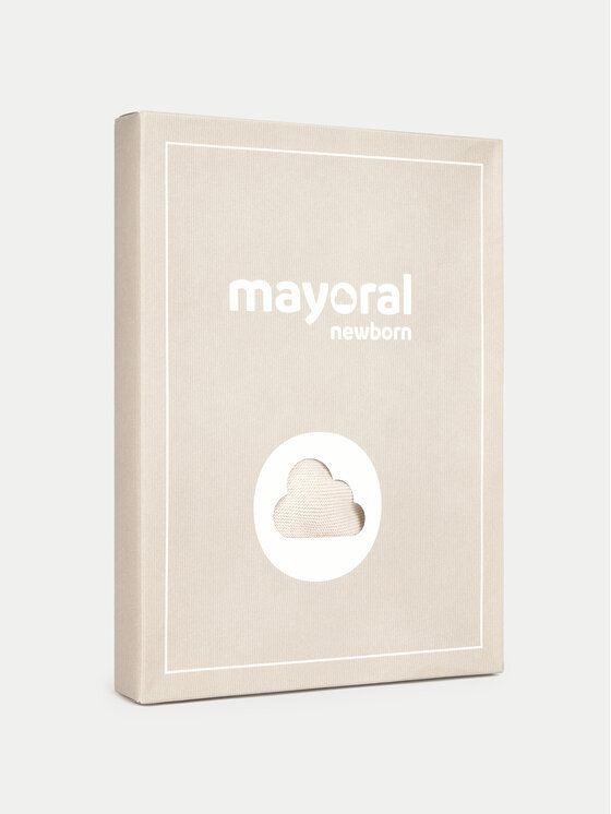 Mayoral Mayoral Komplet bluze in spalnega polpajaca 1587 Bež Regular Fit