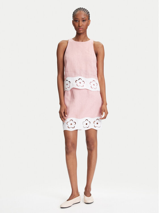 STAUD STAUD Spódnica mini Margaux R25S6138LN Różowy Regular Fit