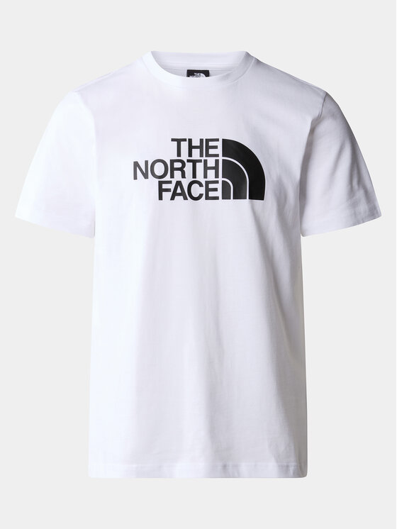 The North Face The North Face T-krekls Easy NF0A87N5 Balts Regular Fit