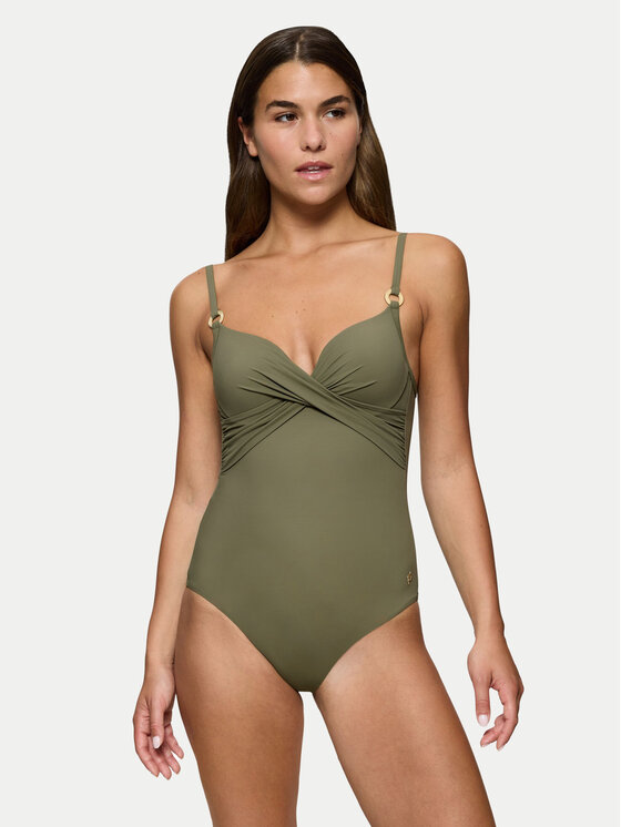 Triumph Triumph Jednodílné plavky Summer Twist 10222265 Zelená