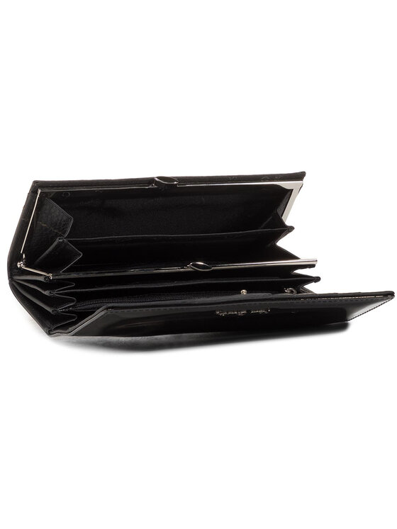 Pierre Cardin Pierre Cardin Голям дамски портфейл 05 LINE 100 Черен