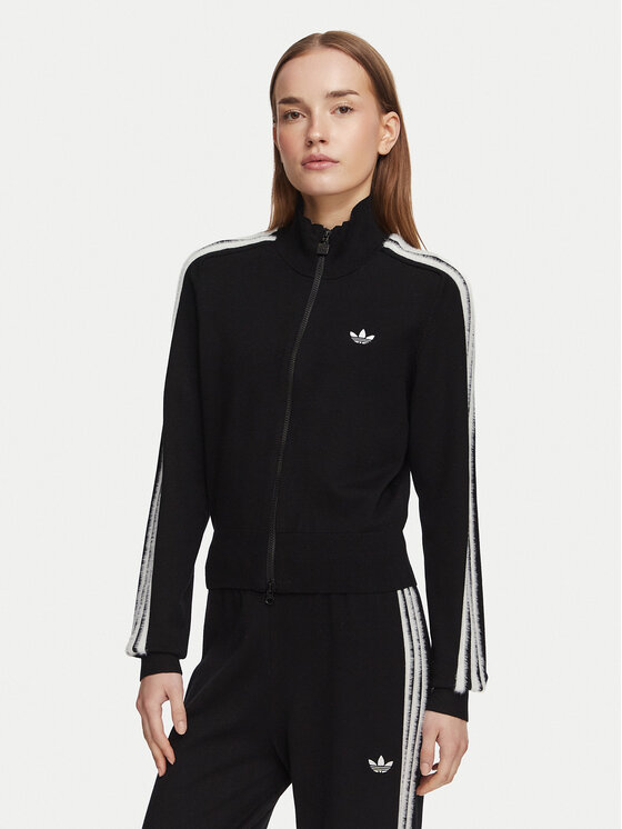 adidas adidas Cardigan Firebird KS7366 Nero Slim Fit