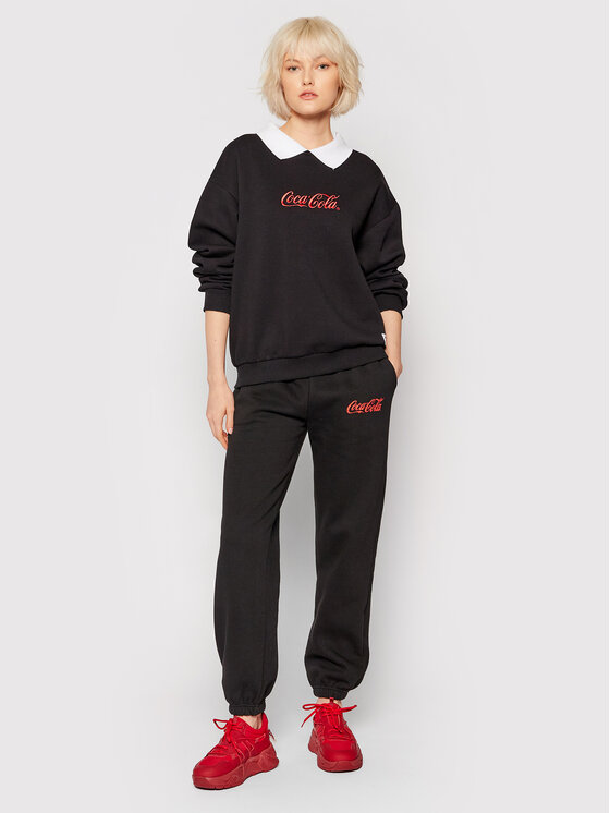 Local Heroes Sweatshirt COCA-COLA Collar LHCCS008 Noir Oversize | Modivo.fr