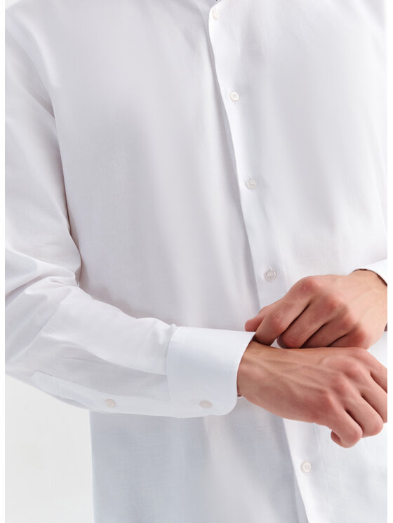 Pako Lorente Pako Lorente Koszula P000B-1X-057 Biały Regular Fit