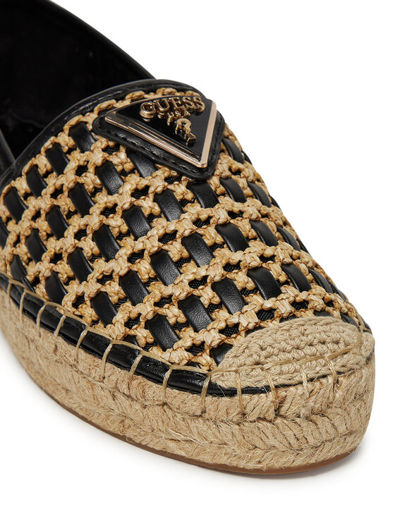 Guess Guess Espadrile FLJDNNFAB14 Negru