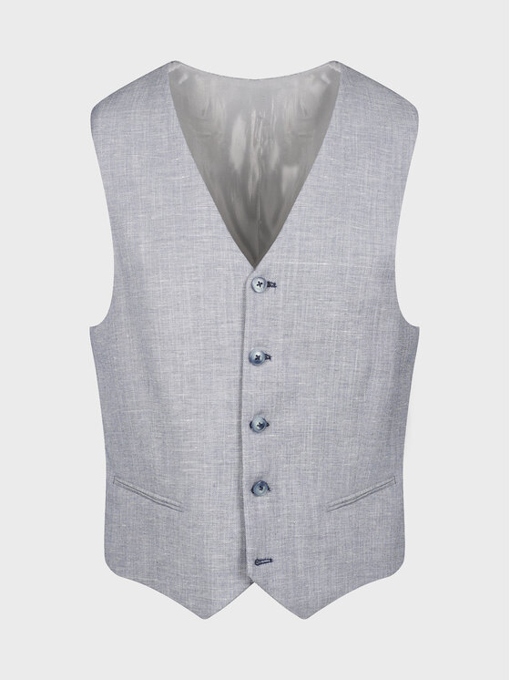 Evenemen Evenemen Kamizelka OVO Szary Slim Fit