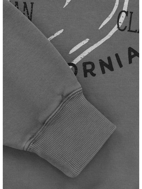 PITBULL PITBULL Bluza MANZANITA HEART Szary Regular Fit