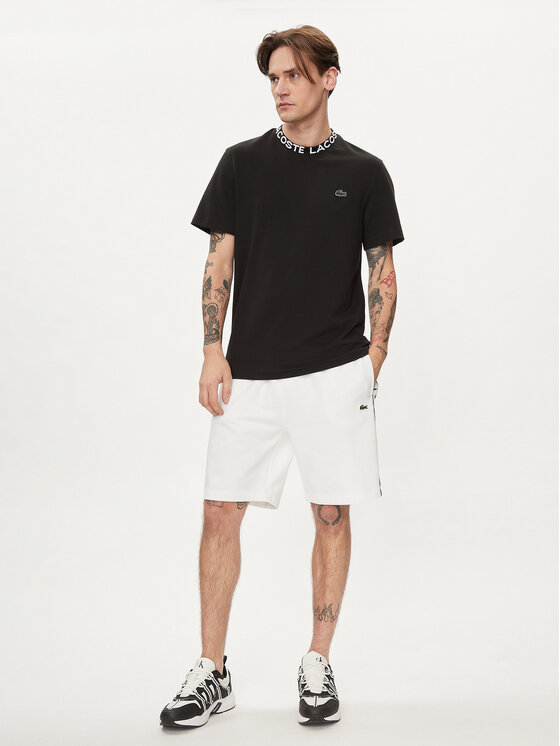 Lacoste Lacoste T-shirt TH7488 Nero Regular Fit