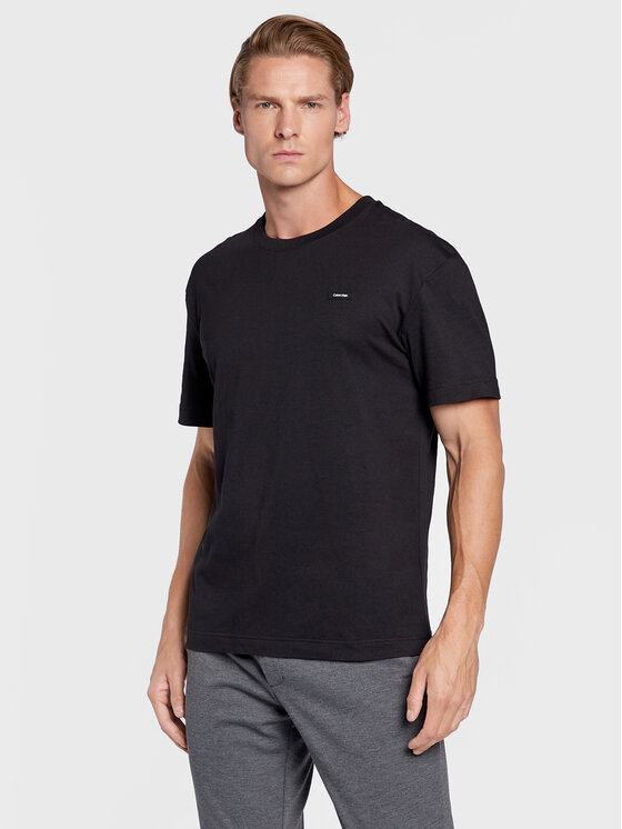 Calvin Klein Majica K10K110669 Črna Regular Fit