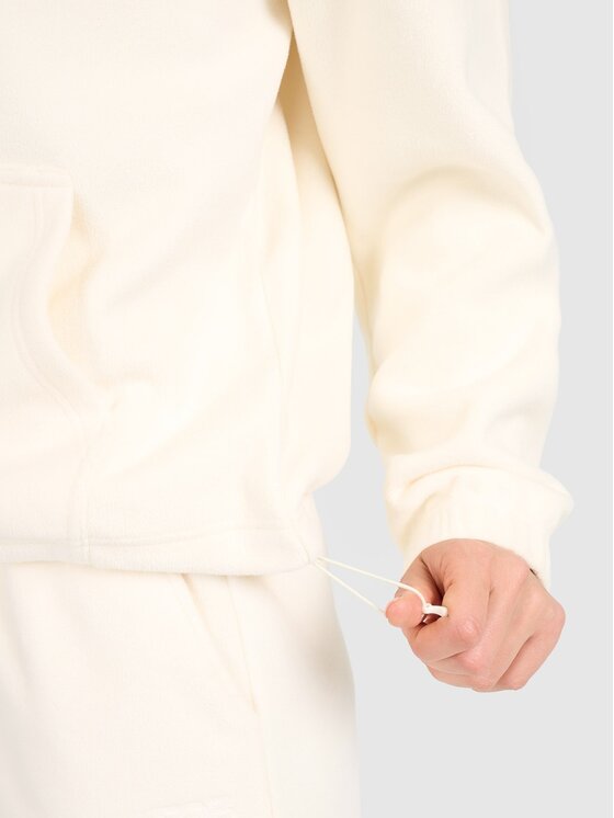 4F 4F Felpa di pile 4FRAW25TFLEF451-11S Bianco Loose Fit