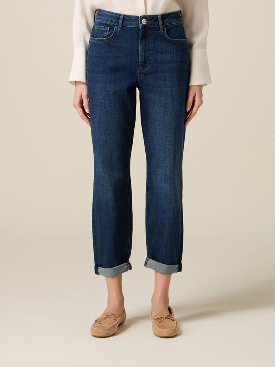 Oltre Oltre Jeans P452R008858N034 Blu Boy Fit