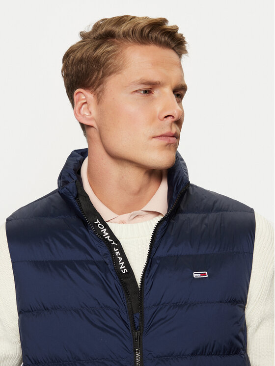 Tommy Jeans Tommy Jeans Prsluk DM0DM20663 Tamnoplava Regular Fit