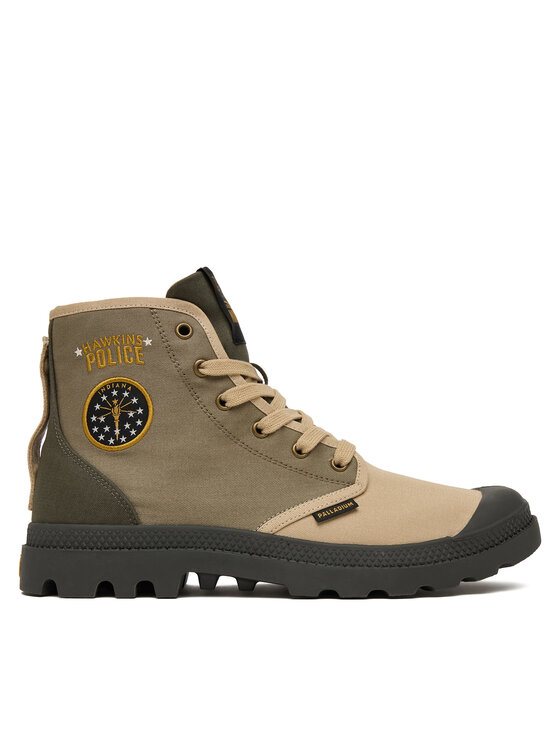 Palladium Palladium Turistická obuv Pampa Hawkins Police 04624-308-M Zelená