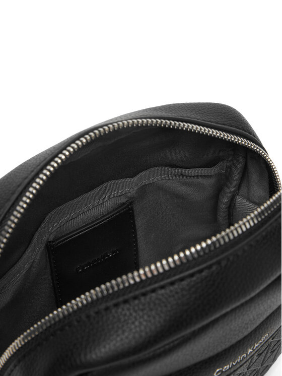 Calvin Klein Calvin Klein Borsellino Emblem Emboss Reporter LV04D3204G Nero