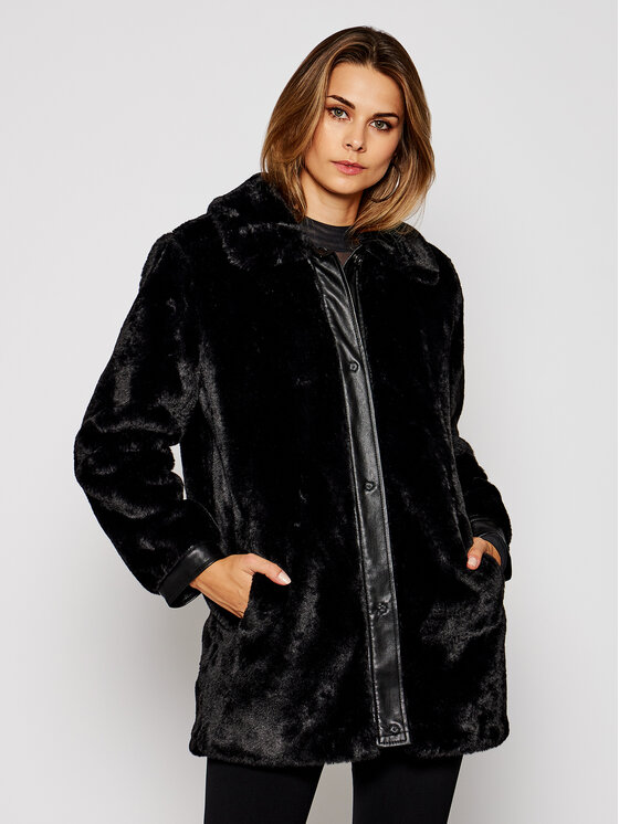 Liu Jo Liu Jo Шуба WF0241 E0623 Чорний Regular Fit