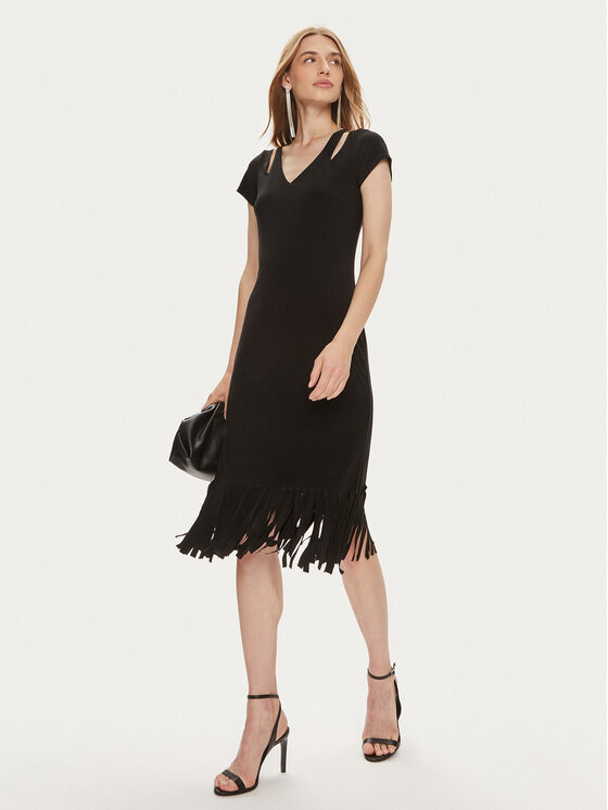 Joseph Ribkoff Joseph Ribkoff Vasarinė suknelė 241053 Juoda Slim Fit