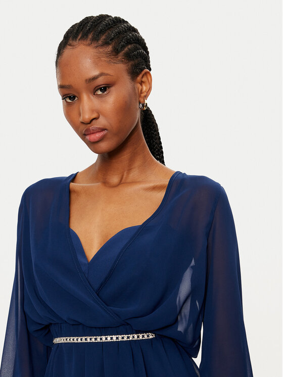 Rinascimento Rinascimento Коктейльна сукня 1000769765898 Cиній Regular Fit