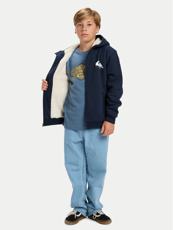 Quiksilver Quiksilver Mikina EQBFT03947 Tmavomodrá Regular Fit