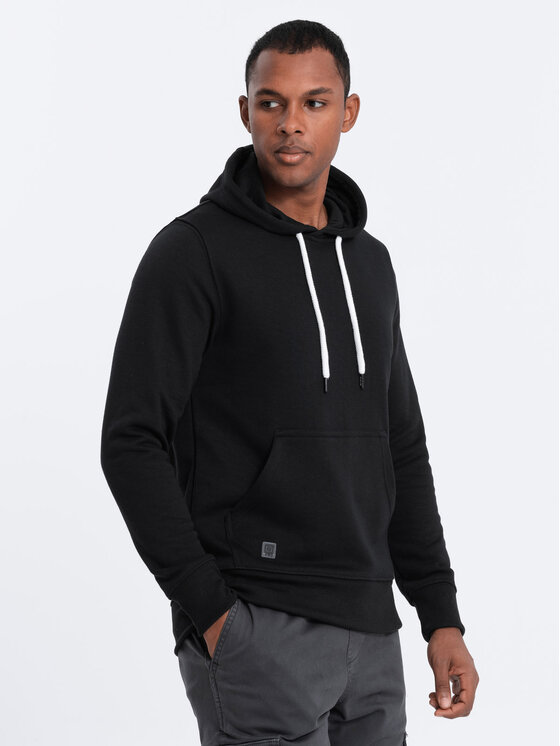 Ombre Ombre Mikina OM-SSBN-0120 Černá Regular Fit