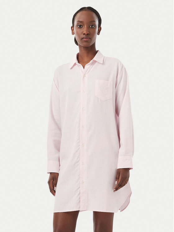 LAUREN RALPH LAUREN LAUREN RALPH LAUREN Naktiniai marškiniai ILN32537 Šviesiai rožinė Regular Fit