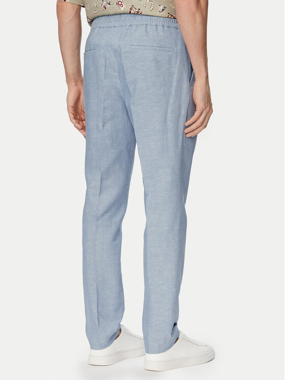HUGO HUGO Hlače iz tkanine Getlin 50559695 Modra Slim Fit