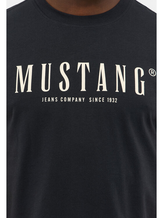 Mustang Mustang T-Shirt Style Austin Czarny Regular Fit