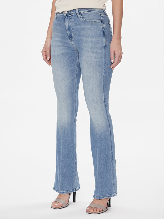 Guess Guess Džinsai W4RA0L D4Q0D Mėlyna Flare Fit