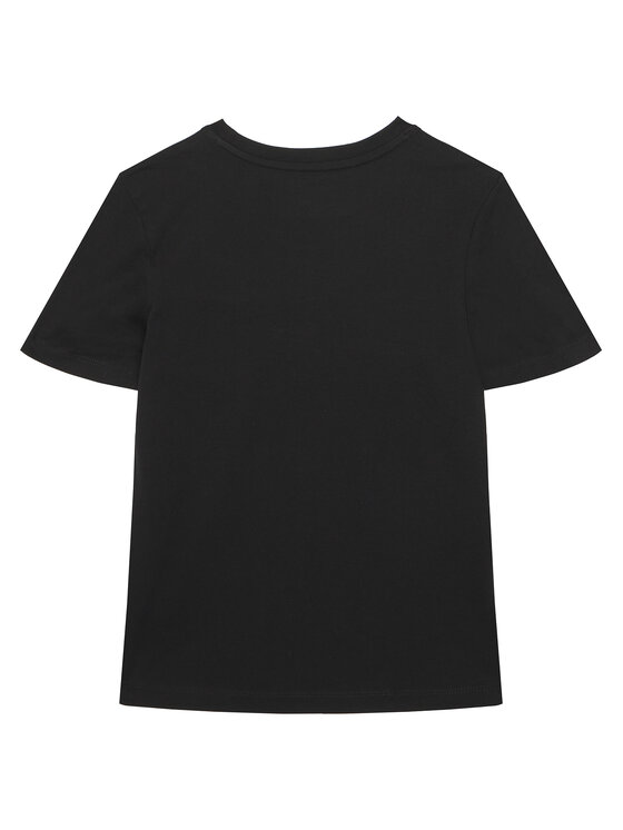 Calvin Klein Jeans Calvin Klein Jeans Majica Panel Colorblock IB0IB02609 Črna Regular Fit