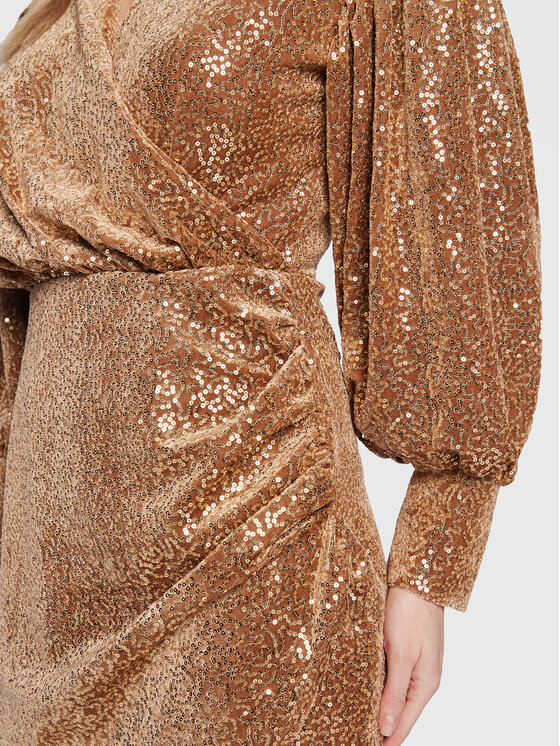 Closet London Closet London Coctailkleid JD875 Braun Regular Fit