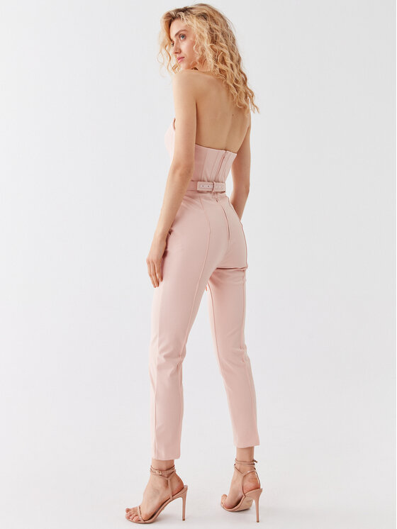Elisabetta Franchi Elisabetta Franchi Kombinezonas TU-035-32E2-4304 Rožinė Slim Fit