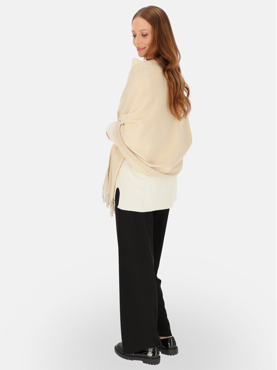 Potis & Verso Potis & Verso Szal CEKINY Beżowy