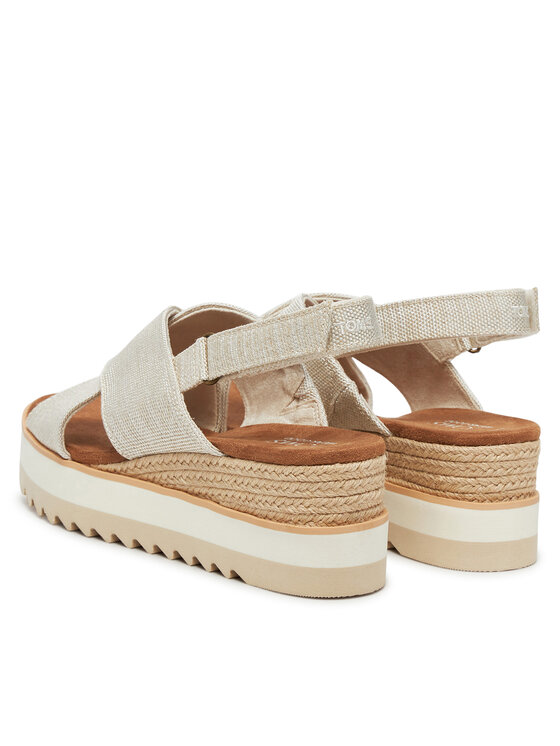 Toms Toms Еспадрильї Diana 10021152 Бежевий