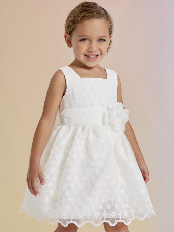 abel & lula robe habillã©e 5044 blanc regular fit