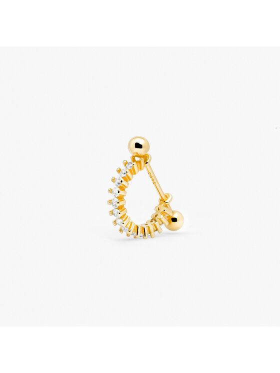 ANIA KRUK ANIA KRUK Piercing SRUKS0720Z Żółte złocenie