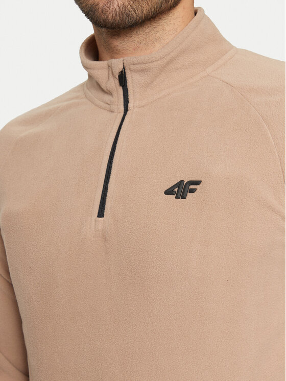 4F 4F Bielizna termoaktywna górna 4FWAW24UFLEM044 Brązowy Slim Fit