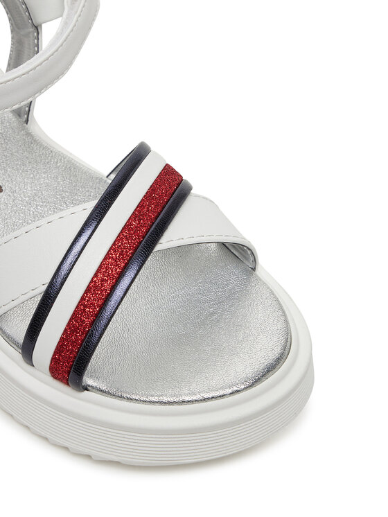 Tommy Hilfiger Tommy Hilfiger Sandały Sandal T4A2-33799-0273 Biały