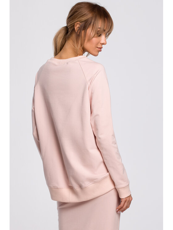 Made of Emotion Made of Emotion Felpa M492 Rosa Ahletic Fit