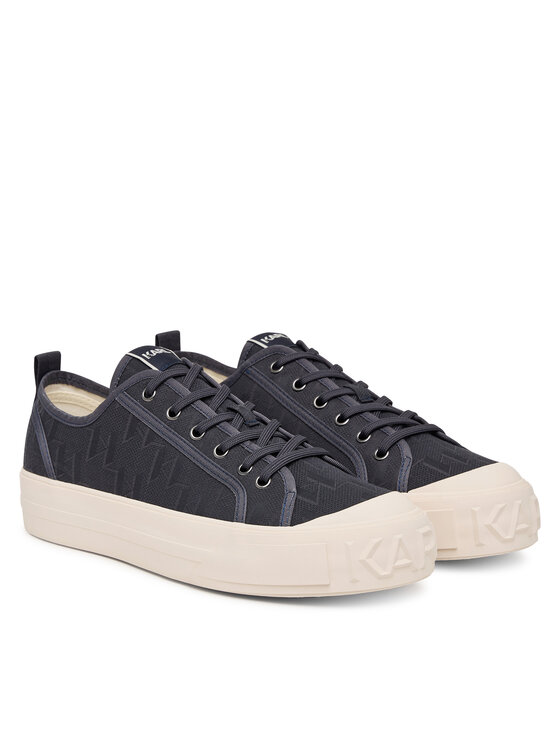 KARL LAGERFELD KARL LAGERFELD Trampki Kampus Max V KL50526 Granatowy